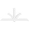 Ekena Millwork Redmond Architectural Grade PVC Gable Bracket, 96"W x 44"H x 6"D x 6"F, 11/12 Pitch GBP096X44X0606RED00 - alternate 3